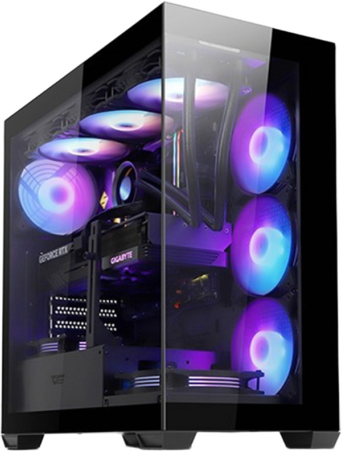 왕가PC 하이엔드 고사양 데스크탑 3D게임용 더 파이널스 배그 풀옵션 게이밍 조립컴퓨터 롤 오버워치2 국민옵션부터 풀옵션 조립PC, 블랙, b.하이엔드 13번, 2TB, 64GB, WIN11 Home, 지포스 RTX 5080, 라이젠7 9800X3D