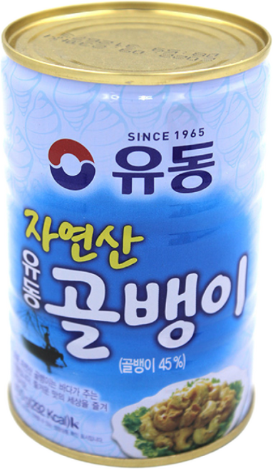 유동 자연산 골뱅이 통조림, 400g, 1개