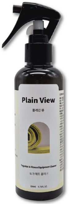 요가매트청소 클리너 층간소음매트 운동용품 다용도 세정제 탈취제, 1개, 200ml
