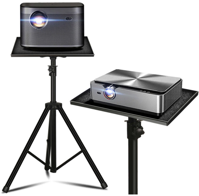 털보몰 빔프로젝터 삼각대 거치대 스탠드 플레이트 포함 풀세트 브라켓, 1개