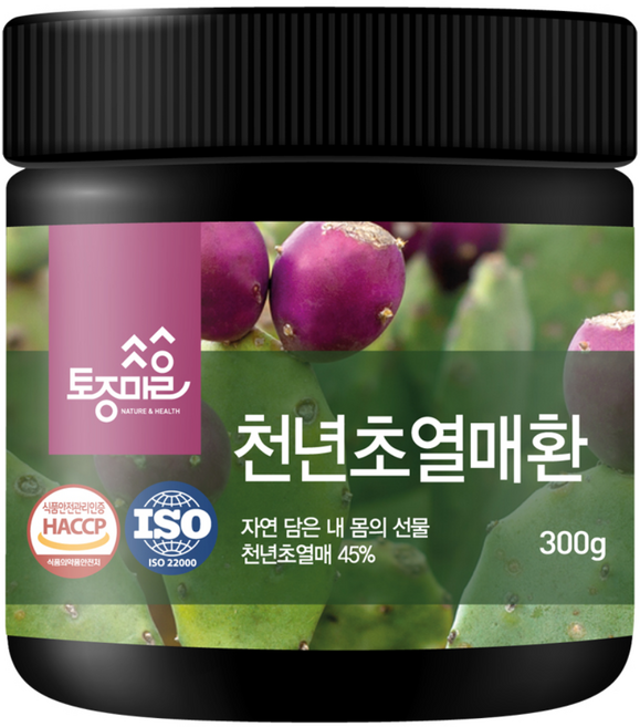 토종마을 천년초 열매환, 1개, 300g