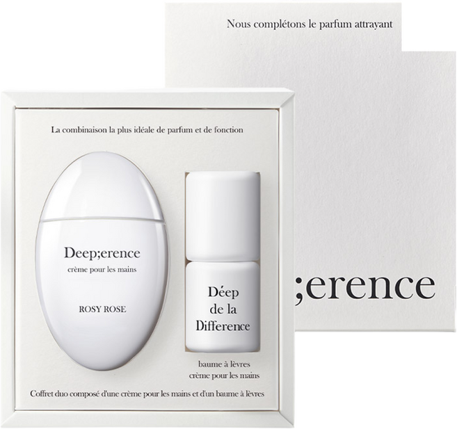 딥퍼랑스 향 좋은 퍼퓸 핸드크림 / 립밤 듀오 세트 보습 케어, 1개, 54ml, 프레쉬모먼트+누드클리어