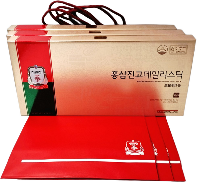 정관장 홍삼진고 데일리스틱, 300g, 3개
