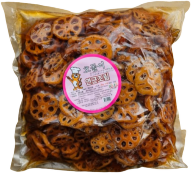 호돌이 연근조림 4k 업소용반찬, 1개, 4kg