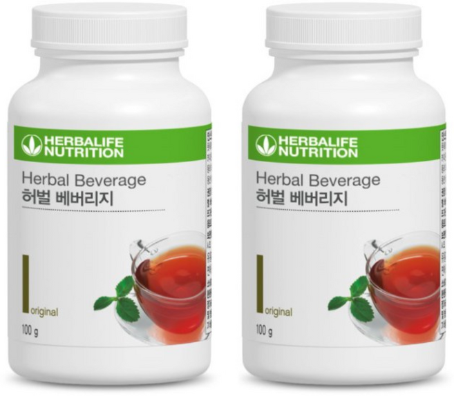 허벌라이프 허벌베버리지 허벌티 허브티, 2개, 1개입, 102g