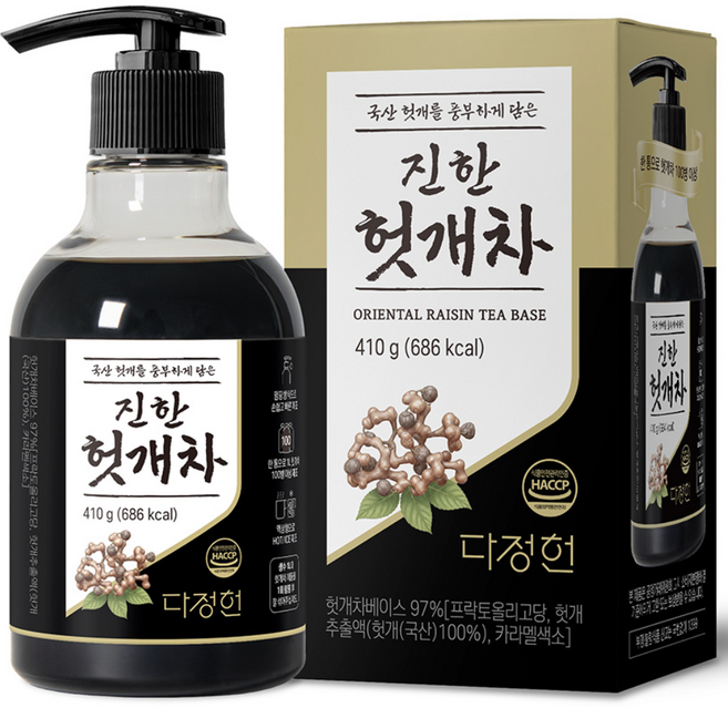 다정헌 진한 헛개차 원액 헛개수 진액, 1개, 410g