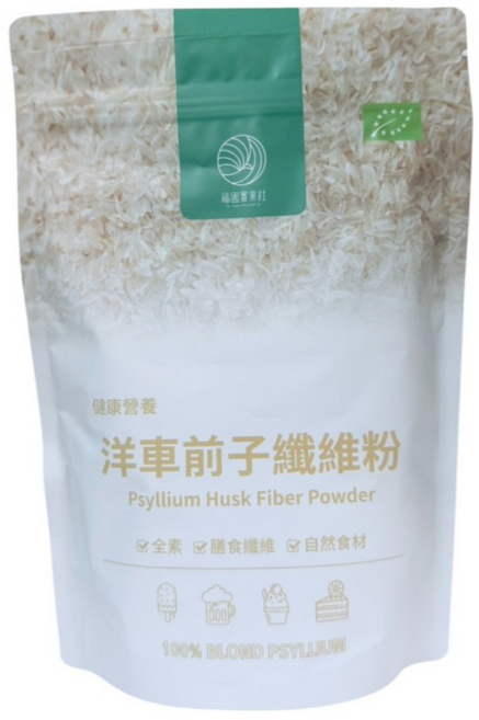 福圓實業 洋車前子殼粉 高纖維 低卡 膳食纖維 1公斤, 1個, 洋車前子粉(40目)300g