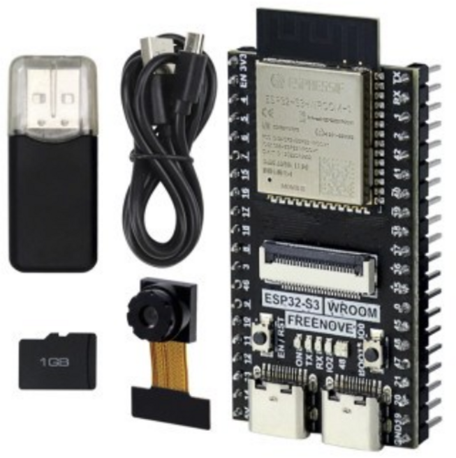 ESP32-S3-WROOM 카메라 보드 OV2640 (FNK0085), FNK0085