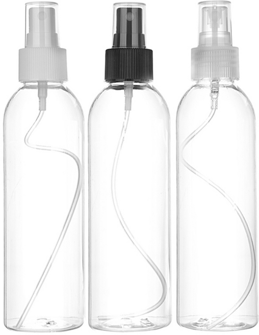 [대량묶음판매] 스프레이용기 10ml~ 500ml 미스트 허브스프레이공병 소분용기, 150ml투명, 50개, 흰색캡
