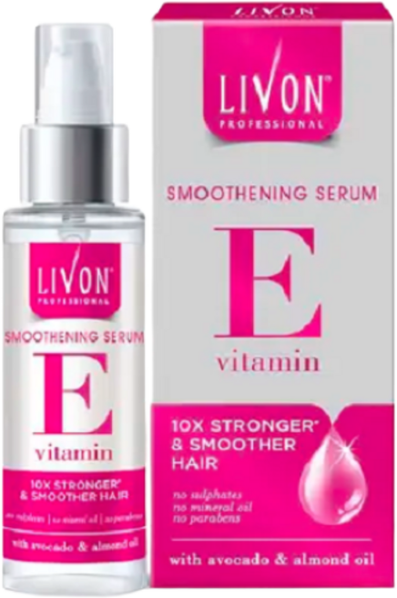 LIVON Professional Smoothening Serum for Women & Men With Vitamin E & Avocado, 1개, 100ml