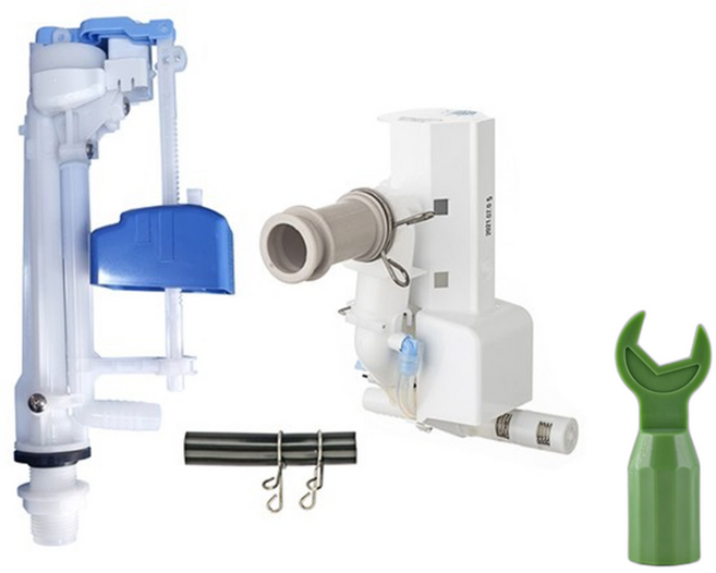 그린북스 + 대림바스 변기부속품 원피스양변기 볼탑 필밸브 + 분사펌프CC-213용 신형부속, 1개