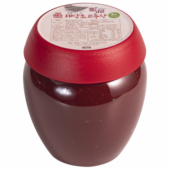 고집스런 맛 국산 태양초 50% 뿔당골 옛날고추장, 1개, 1kg