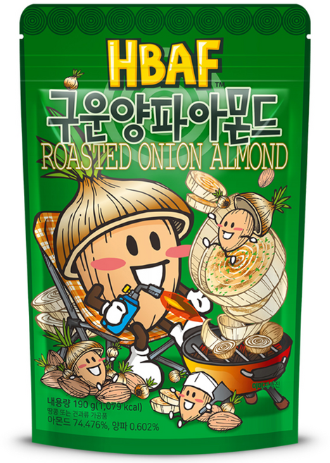 바프 구운양파 아몬드, 190g, 1개