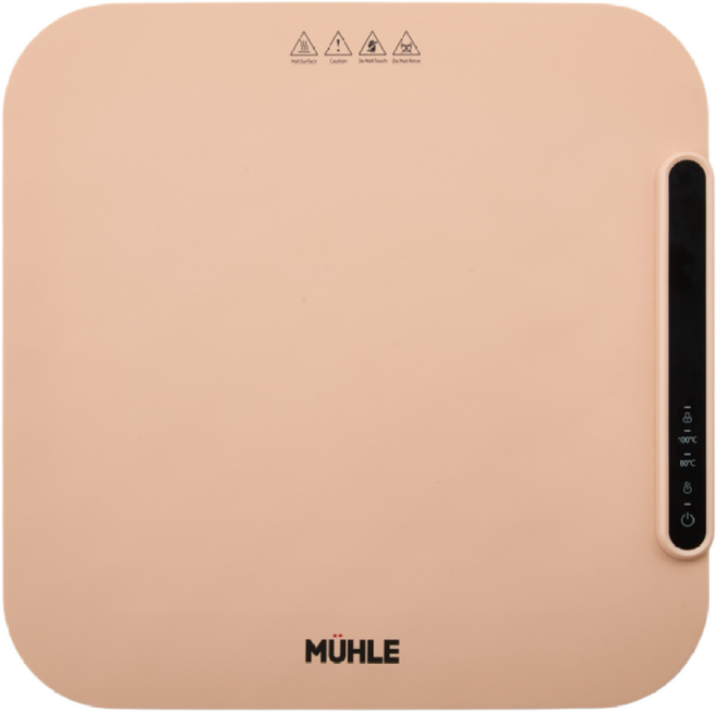 뮤엘 푸드워머 실리콘 접이식 초슬림 다이닝 음식 보온 캠핑 매트, MU_MW_PK