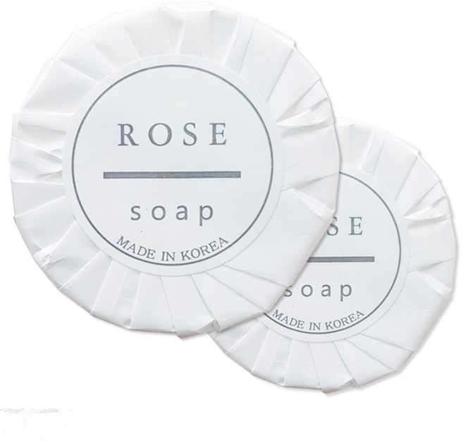 유림 일회용비누 원형 15g 비누, 100개