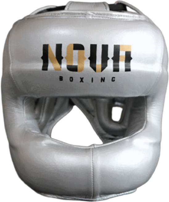 NOVABOXING 노바복싱 772FH 헤드기어 안면보호용, 실버