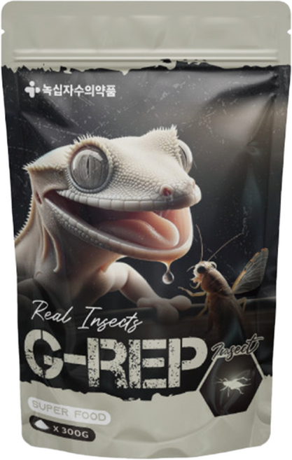 G-REP 녹십자 슈퍼푸드 크레스티드게코 사료 인섹트, 1개, 300g