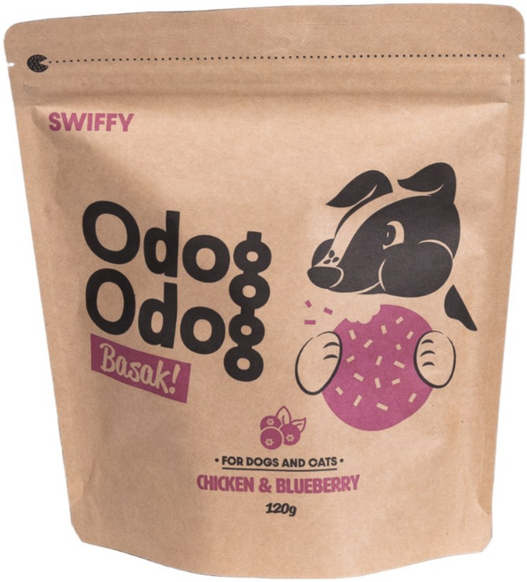스위피 오독오독 바삭 치킨블루베리 120g, 바삭 치킨 블루베리, 1개