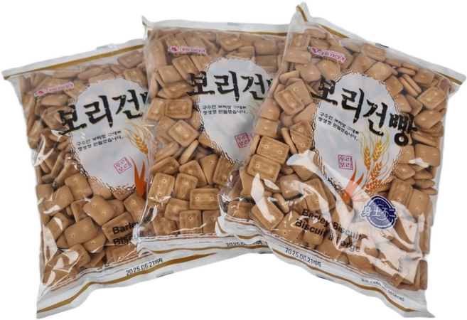마트코리아 고소한 간식용 보리건빵, 550g, 2개