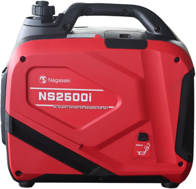 나가사키 휴대용 소형 발전기 인버터 저소음 2KW 3KW 푸드트럭 노점 산업용, 1개