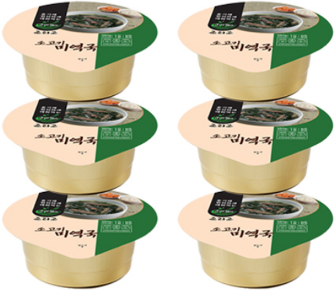 조리고 소고기 미역국 6개, 350g
