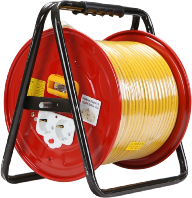 길방상사 누전차단 전선릴 전기릴선, 1개, 레드, 95m