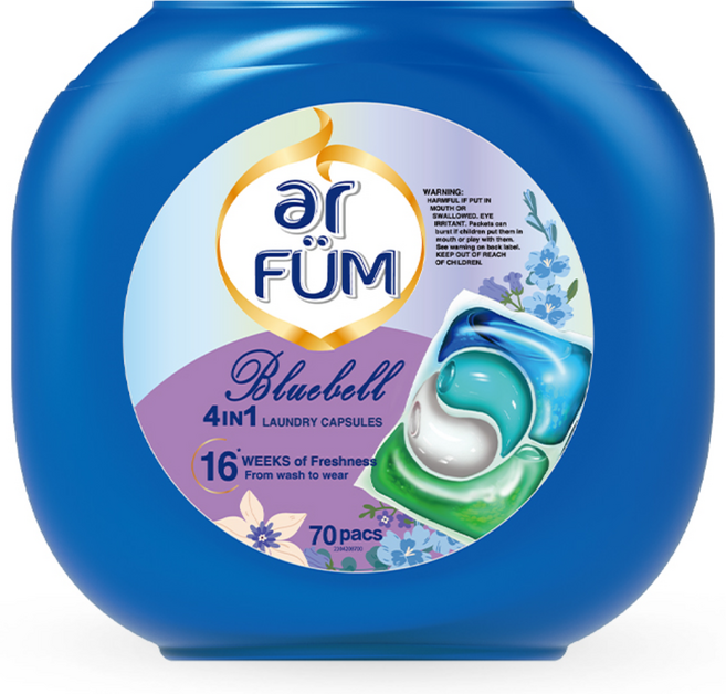 아로퓸 4in1 콤팩트 캡슐세탁세제 블루벨 70개입, 1개