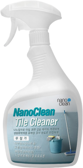 나노클린 포세린타일클리너 대용량 청소 세정제 세제, 1개, 900ml
