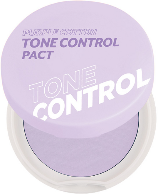 아임미미 퍼플 코튼 컨트롤 팩트 9.5g, 크림퍼플, 1개