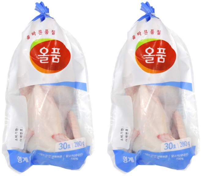 [일계양득] 1+1 올품영계 30호 2마리, 올품영계 30호 2봉, 355ml