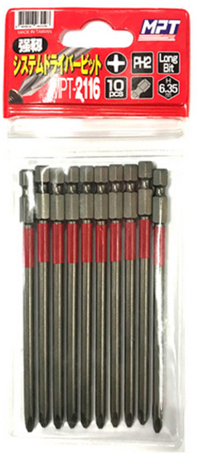 상명툴 MPT 힐티전용 매거진비트 MPT-2116 SMD57 PH2, 10개, 본품(배터리없음)