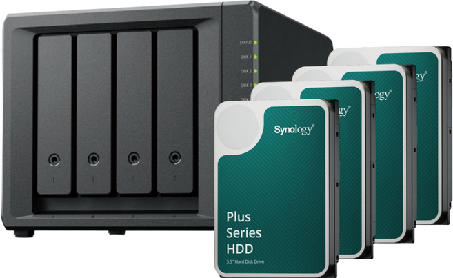 시놀로지 공식판매점 DS925+ [정품 하드포함] 24TB (HAT3300-6TBx4) 레이드구성 무료지원