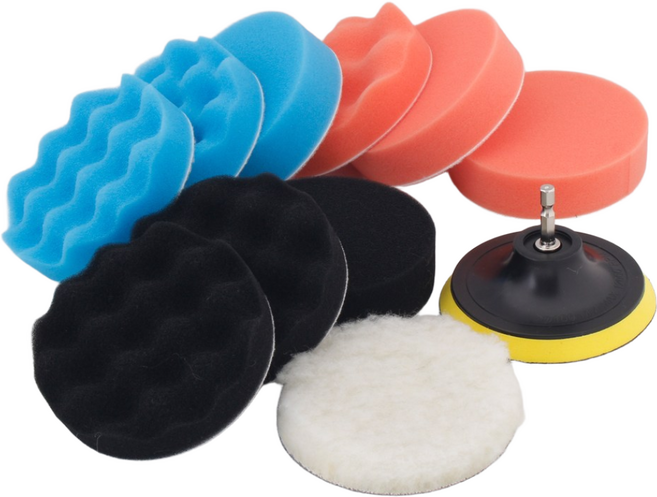 CTR 차량용 광택패드 3인치 12종세트 75mm, (3인치)광택패드 12종세트
