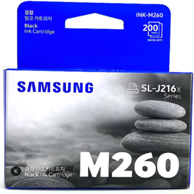 삼성전자 잉크젯프린터 정품 잉크, 검정(INK-M260), 1개