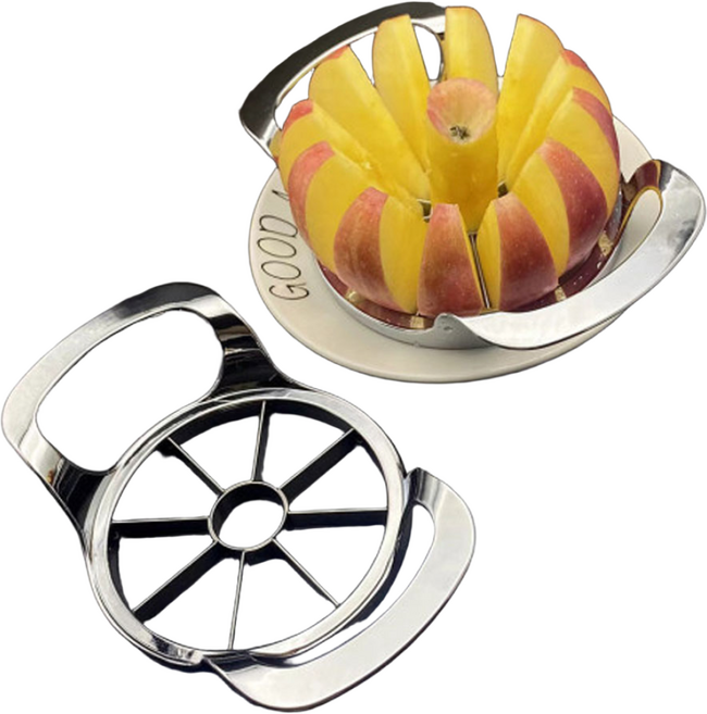 스텐 과일깎기 사과 배 채칼 커터기 과일플레이팅, 본상품선택, 1개