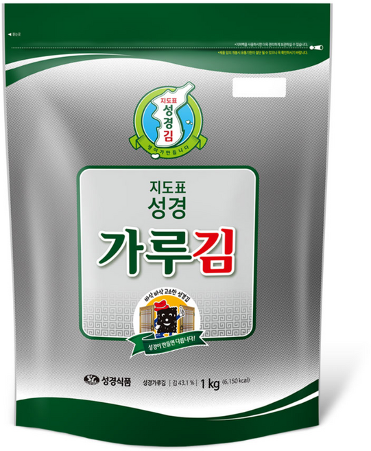 지도표성경 재래식 가루김, 1kg, 1개