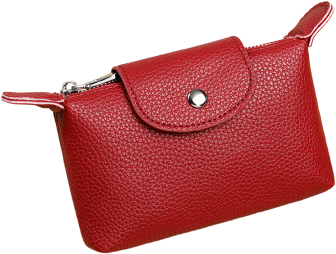 보스케 폴리아쥬 PU가죽 카드 동전 지갑 립스틱파우치