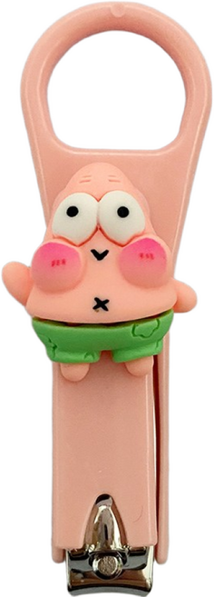 휴대용 귀여운 캐릭터 손톱깎이 세트, 2개, 뚱이