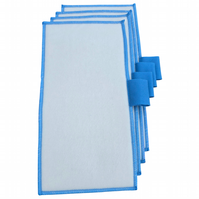 스무디아 스팀패드 4종 한경희용 최적화 리필패드 스팀걸레 스팀행주 블루 4장 국내생산, 4개, HSEM-D1600등 모든 직사각형 패드