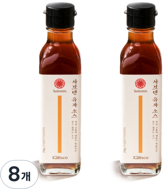 Saboten 유자소스, 210g, 8개