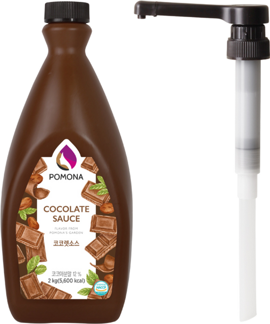 포모나 코코렛 소스 2kg + 전용 펌프 세트, 1개