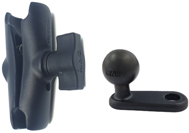 오토바이 자석 충전거치대 고정용 백미러마운트 세트