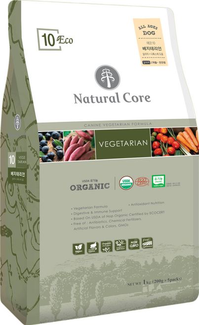 강아지 베지테리언 비건 디톡스 사료 6kg 눈물 알러지 아토피 가수분해 피부병 푸들 비숑, 고구마, 400g, 15개