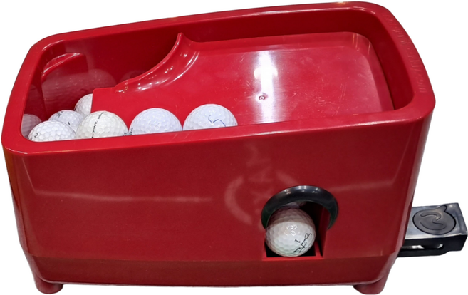 퍼팅 칩샷용 원터치 무동력 반자동 골프공 공급기 골프캐디기 골프연습기 골프연습용품 홈골프 골린이 백돌이_Gravity Caddy Putter, 레드, 1개