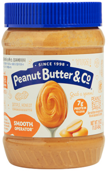 피넛버터앤코 스무스 땅콩버터잼, 454g, 1개