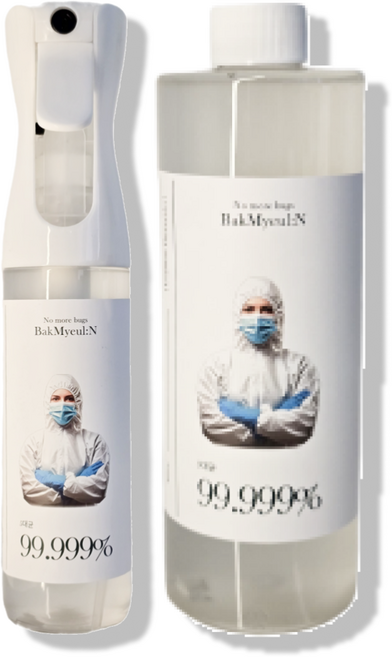 박멸앤 99.999% 진드기 퇴치제 집먼지 베드버그 빈대 스프레이, 2개, 800ml