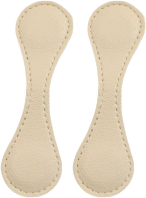 어브레스 가죽 소매자석 클립핏 2P 셔츠 소매 바지 밑단 고정용 정리 자석, 베이지, 1세트