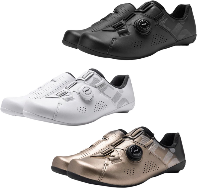 산틱 클릿 슈즈 로드 자전거 신발 ATOP 다이얼 WS23041, 40, 블랙