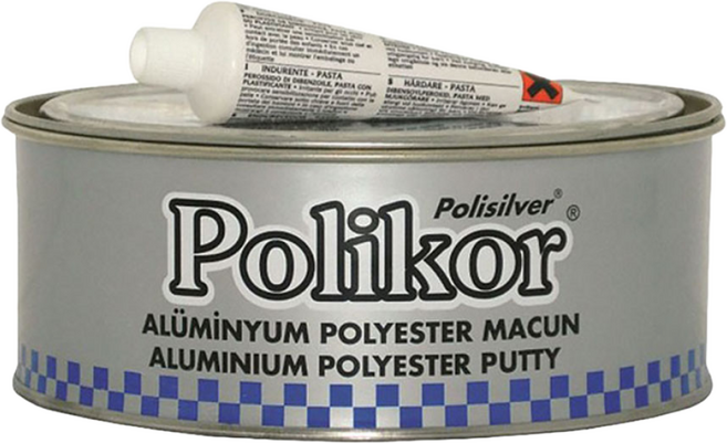 폴리코 알루미늄 퍼티 2kg LS 아연퍼티 경화제포함, 1개