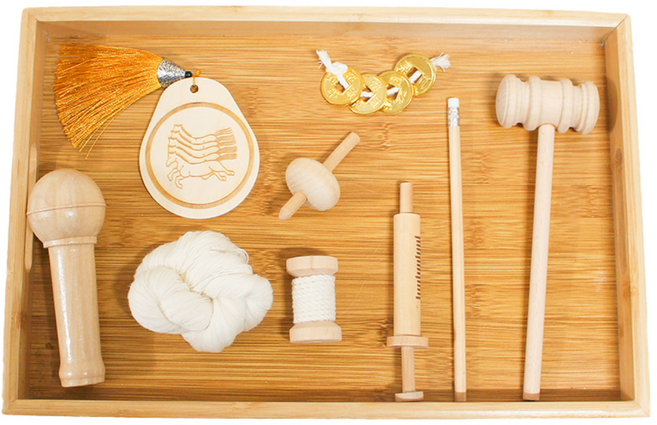 파티렐라 우드 돌잡이 9종 + 트레이